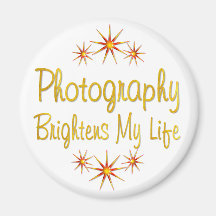 Photography Brightens My Life Fridge Magnet