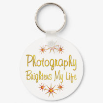 Photography Brightens My Life keychains
