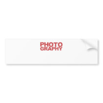 Photography Bumper Sticker