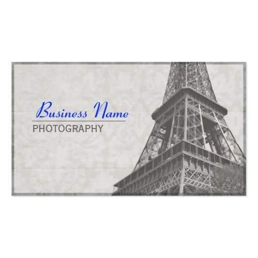 Photography Business Card (front side)