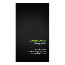 Photography Business Card