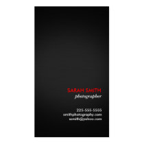 Photography Business Card Template