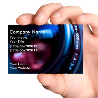 Photography Business Cards profilecard