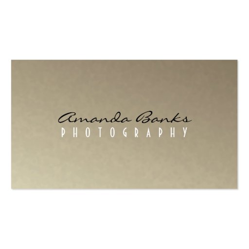 Photography - Business Cards