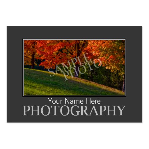 Photography Business Cards Template (front side)