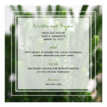 Photography Green Grass Nature Photo Wedding Menu Invite