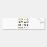 Photography Icon Bumper Sticker