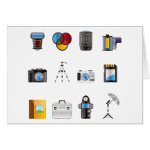 Photography Icon Greeting Card