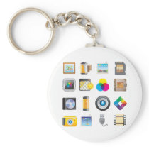 Photography Icon Key Chain