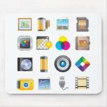 Photography Icon Mousepads