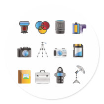 Photography Icon Sticker