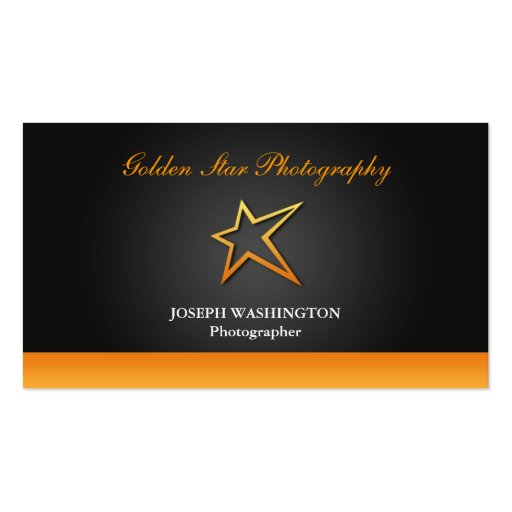 Photography (or any) Business Cards (front side)