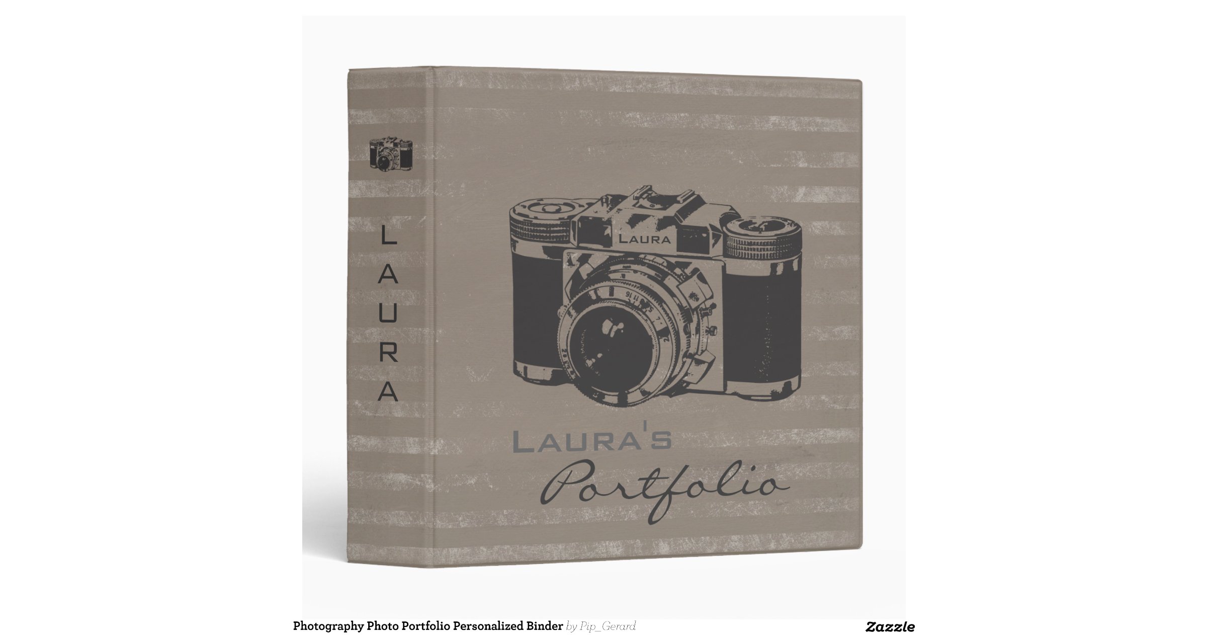 Photography Photo Portfolio Personalized Binder Zazzle