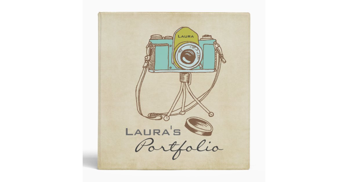 Photography Photo Portfolio Personalized Binder Zazzle