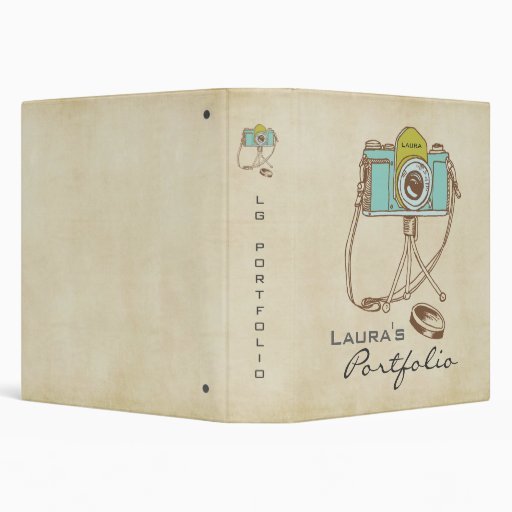Photography Photo Portfolio Personalized Binder Zazzle