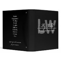 Photography Portfolio Binder