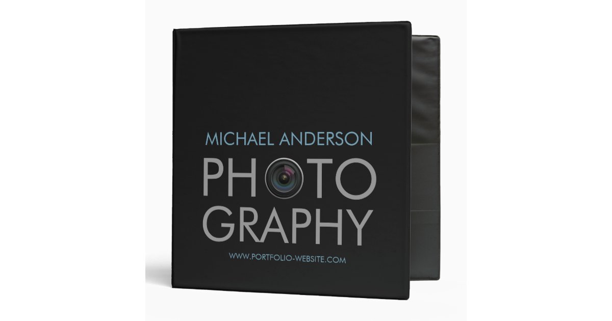 Photography Portfolio binder Zazzle