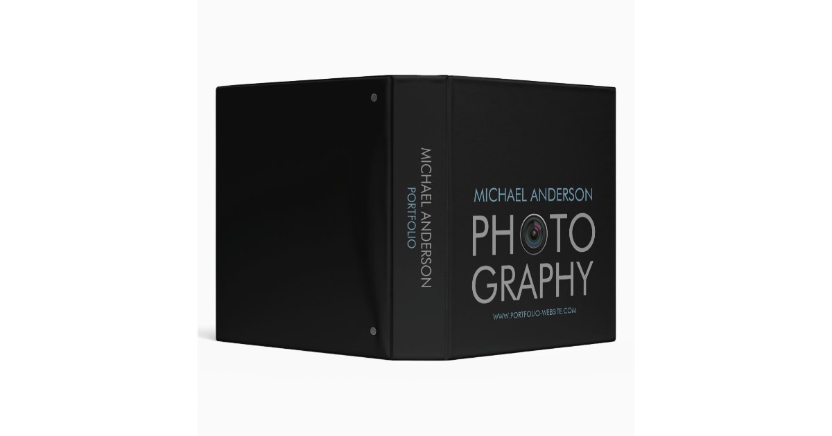 Photography Portfolio binder Zazzle