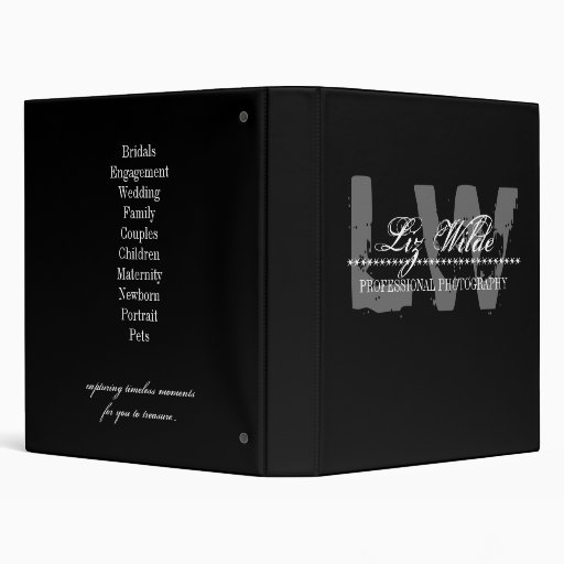 Photography Portfolio Binder Zazzle