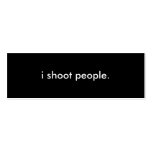 Photography Profile Card Business Cards