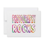 Photography Rocks Personalized Invite