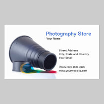 Photography Store Business Card business cards