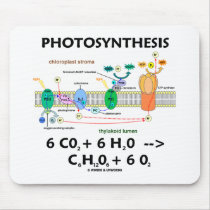 Photosynthesis (Chemical) Formula Mouse Pads