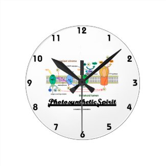 Photosynthetic Spirit (Biochemistry Attitude) Round Wallclock