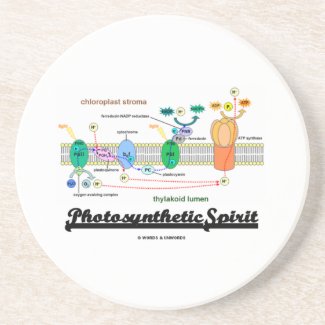 Photosynthetic Spirit (Biochemistry Attitude) Coaster