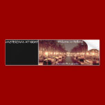 PhotoText Sticker -Amsterdam At Night  bumper stickers