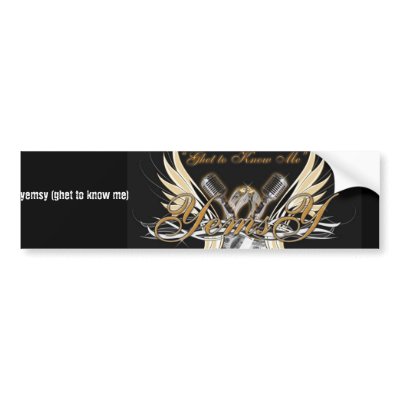 PhotoText Sticker Bumper sticker by yemsy1