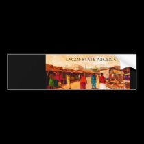 PhotoText Sticker - Nigeria bumper stickers