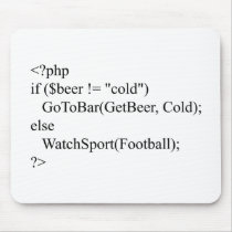 php & beer mousepads