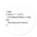 php & beer stickers