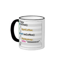 PHP get Coffee Left-handed Mug mugs