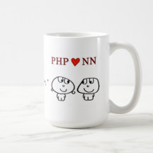 "PHP heart NN" Coffee Mug