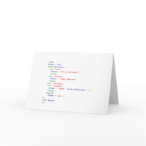 PHP Holiday Greetings cards