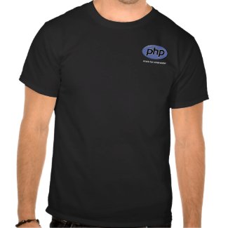 PHP Pretty Hot Programmer shirt