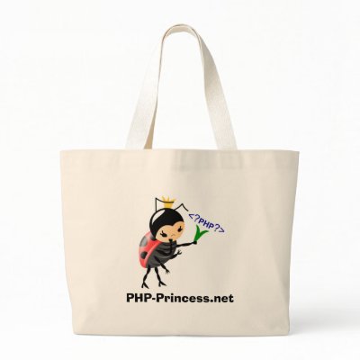 PHP Princess Beach Bag by daynah