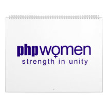 PHP Women 2010 (large) calendars