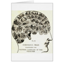 Phrenology Greeting Cards