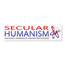 (PHS) Secular Humanism USA bumper stickers by IncTru (PHS) Secular Humanism USA bumper stickers