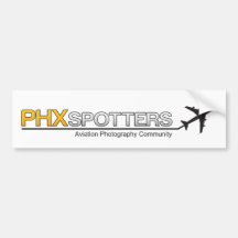 PHXSpotters Bumber Sticker Bumper Sticker