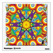 “Phyletic” Kaleidoscope “PixPane(TM)” Wall Decal
