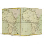 Physical map of Africa 3 Ring Binder