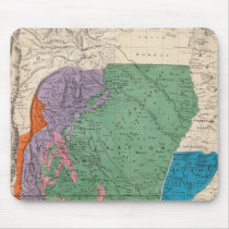 Physical map of the Argentine Confederation Mousepad