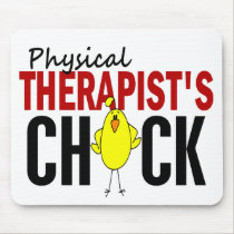 PHYSICAL THERAPIST’S CHICK mousepads