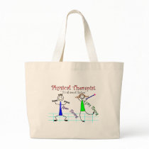 Physical Therapist Stick People "Keep Moving" bags by gailg1957 Physical Therapist Stick People "Keep Moving" bags