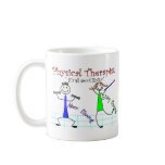 Physical Therapist Stick People "Keep Moving" mugs