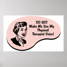 Physical Therapist Voice Print